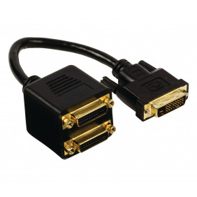 Cable de Conexión Dvi-d 24+1 M - 2x H Bañado en oro. Cables