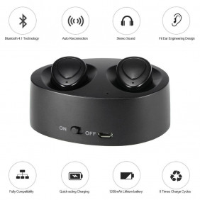 K2 True Wireless Earbuds Bluetooth Twins Stereo Auriculares