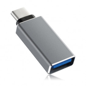 Adaptador USB C Macho a Hembra