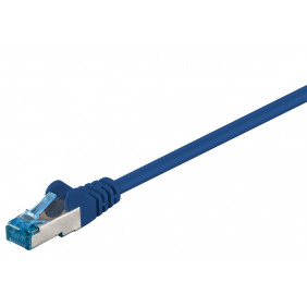 Cable de Conexión S/ftp Cat6a Lszh Azul 0,25 Metros