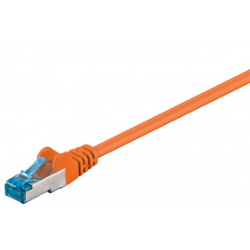 Cable de Conexión S/ftp Cat6a Lszh Naranja 1 Metro Cables