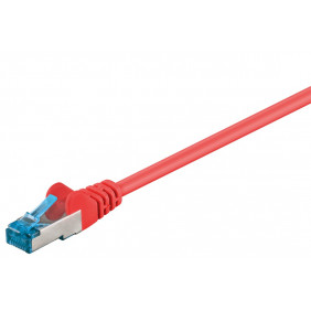 Cable de Conexión S/ftp Cat6a Lszh Rojo 1 Metro