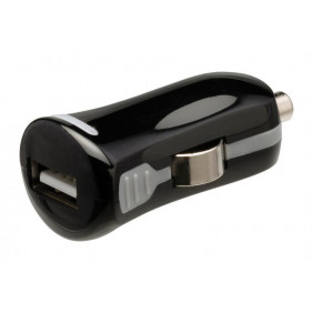 Cargador de Automóvil USB, USB A Hembra ? Conector 12V, Coloor Negro