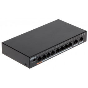 Switch Hi-poe 8 Puertos 10/100 + 2 Uplink Gigabit 96W 802.3at Layer