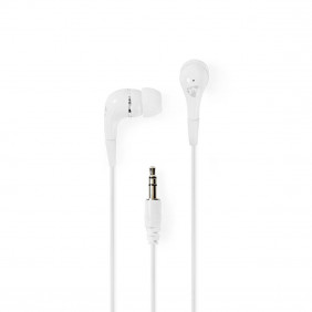 Wired Headphones | 1.2m Round Cable In-ear White Auriculares