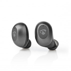 Auriculares Inalámbricos Totalmente | Bluetooth® Control Tactil Estuche de Carga Micrófono Incorporado Soporte voz Gris/plata