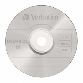 DVD+R Doble Capa 8x 8.5 GB 5 uds. en Estuche Individual Blueray,cd y dvd