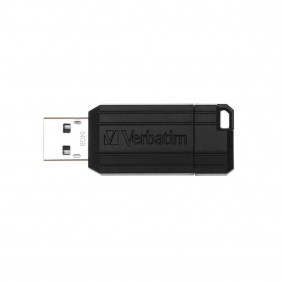 Unidad Pinstripe USB de 64 GB* - Negra Pendrives