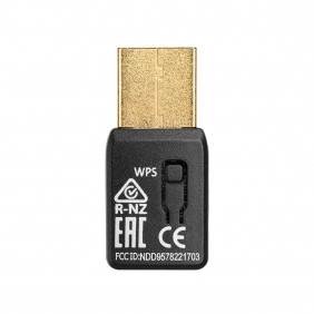 Adaptador USB Inalámbrico Ac1200 Wi-fi Negro