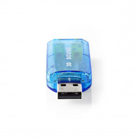 Tarjeta de Sonido | 3D 5.1 USB 2.0 Conector Doble 3,5 mm