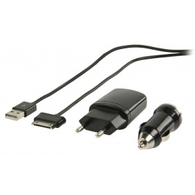 Cable de Datos y carga 30 Pines Para Tablet Samsung a USB 2.0 de 2 metros color negro