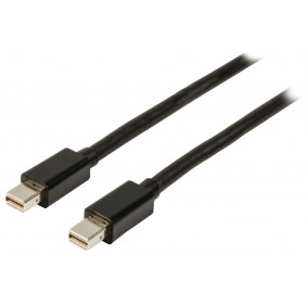 Cable Mini Displayport Macho - de 1,00 m en Color Negro