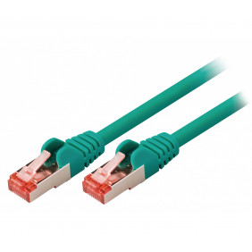 Sf/ftp Cat6 Cable de red Macho a 7.50 m Verde Categoria 6