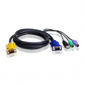 Special KVM Combination Cable, Ps/2/usb/vga 3 m *No Categorizados