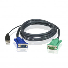 Cable KVM VGA Macho / USB A - Aten Sphd15-g 1.8 m