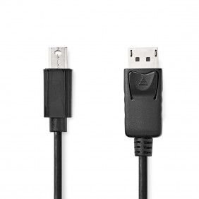 Cable Mini Displayport-displayport | Displayport Macho - 2,0 m Negro Cables