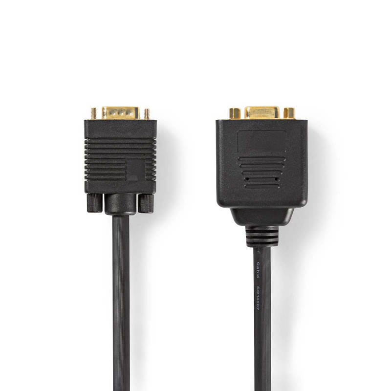 Cable Macho - 2x 0,2 m Negro