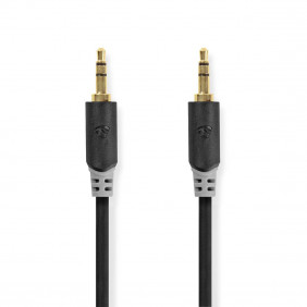 Cable de Audio Estéreo | Macho 3,5 mm - 10 m Antracita Cables