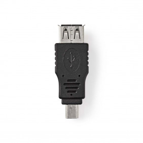 Adaptador USB 2.0 | Mini 5 Pines Macho - A Hembra Negro