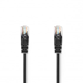 Cable de Red Cat5e UTP | Rj45 Macho - 3,0 m Negro