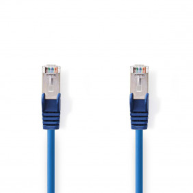 Cable de Red Cat5e Sf/utp | Rj45 Macho - 5,0 m Azul