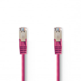 Cable de Red Cat5e Sf/utp | Rj45 Macho - 20 m Rosa Cables