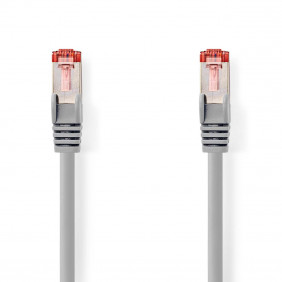Cable de Red Cat6 S/ftp | Rj45 Macho - 0,5 m Gris