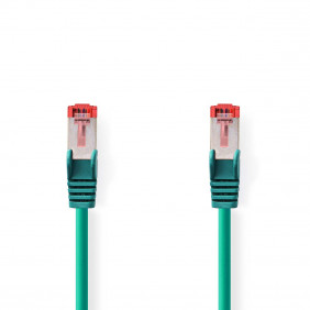 Cable de Red Cat6 S/ftp | Rj45 Macho - 0,15 m Verde