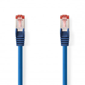 Cable de Red Cat6 S/ftp | Rj45 Macho - 0,15 m Azul