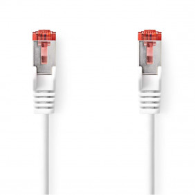 Cable de Red Cat6 S/ftp | Rj45 Macho - 0,5 m Blanco