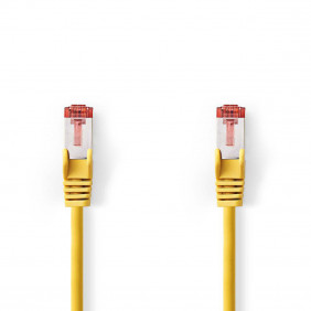 Cable de Red Cat6 S/ftp | Rj45 Macho - 10 m Amarillo