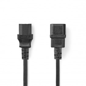 Cable de Alimentación | Iec-320-c14 - Iec-320-c13 5,0 m Negro Cables