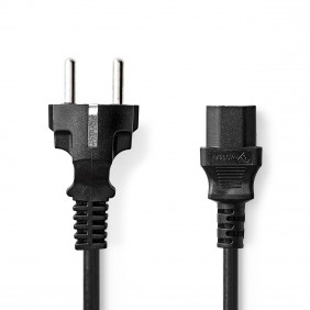 Cable de Alimentación | Schuko Macho - Iec-320-c13 2,0 m Negro