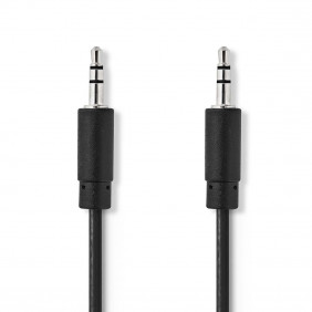 Cable de Audio Estéreo | Macho 3,5 mm - 2,0 m Negro | Caja