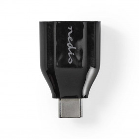 Adaptador USB 3.0 | Tipo C Macho - A Hembra Negro
