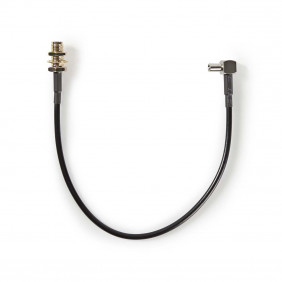 Cable Adaptador SMA | Hembra - Macho TS9 0,20 m Negro