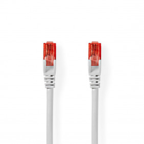 Cable de Red Cat6 UTP | Conector Rj45 (8p8c) Macho - 20 m Blanco Cables