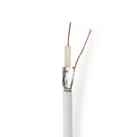 Cable Coaxial | 12 50,0 m Caja de Regalo Blanco Cables