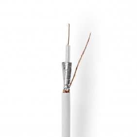 Cable Coaxial | Rg59u 50,0 m Caja de Regalo Blanco Cables