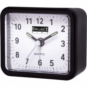 Balance | Alarm Clock Analogue Black