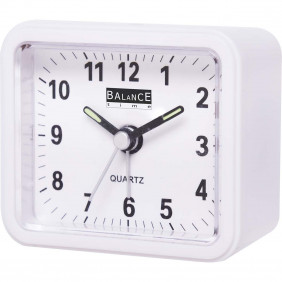 Balance | Alarm Clock Analogue White