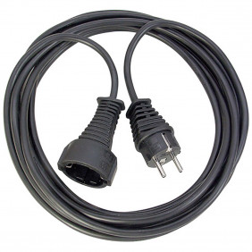 Cable de Extensión Schuko Macho - Hembra 10.0 m Negro