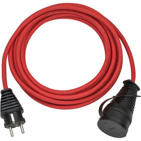 Cable de Extensión Alimentación 10 m 3 x 1.5 mm² Ip44 Rojo