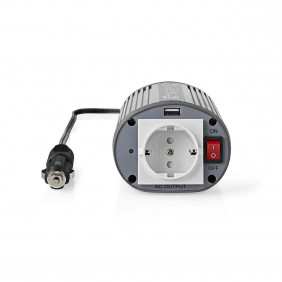 Inversor de Potencia Onda Sinusoidal Modificada | 12 V CC - 230 CA 150 W 1x Conector Schuko Salida USB
