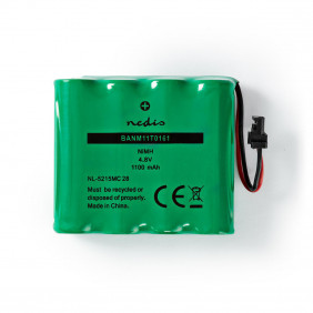 Pack Pilas Recargables Ni-mh | 4.80 V Nimh de Baterías Recargable 1100 mAh Precargado Número Baterias: 1 uds. Bolsa Polybag N/A