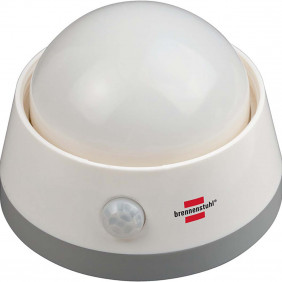 Luz nocturna LED / luz de orientación con detector de movimiento por infrarrojos (luz suave incl. pulsador y pilas) blanco
