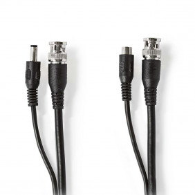 Cable de Seguridad Cctv Bnc/cc | Rg59 20 m Conectores Premontados Cables