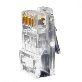 Conector - Rj45 Para Crimpar Compatible con Cable UTP 20 mm (Fo) 10 (An) 5 g