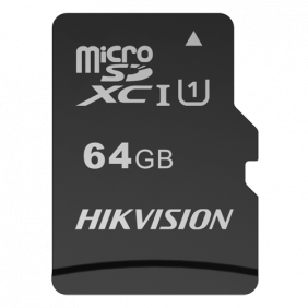 Tarjeta de Memoria Hikvision - Capacidad 64 GB Clase 10 U1 Hasta 300 Ciclos Escritura Fat32 Ideal Para Móviles, Tablets, etc