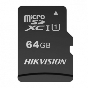 Tarjeta de Memoria Hikvision - Tecnología TLC Capacidad 64 GB Clase 10 U1 V30 Hasta 3000 Ciclos Escritura Apto Para Dispositivo